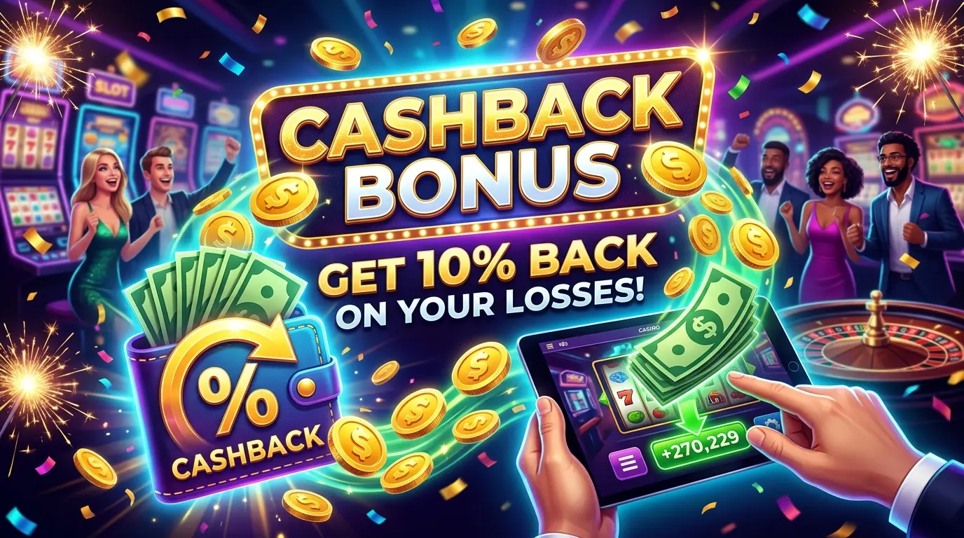 Unique casino cashback bonus